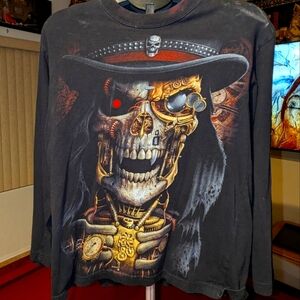 Steam Punk Reaper Long-Sleeve T-Shirt